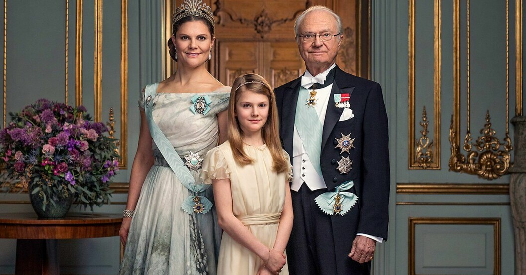 Tre kungliga generationer! Kronprinsessan Victoria, prinsessan Estelle och kung XVI Gustaf 2022