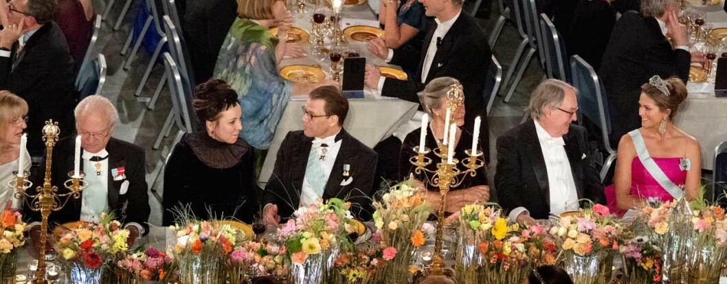 Honnörsbordet Nobel 2019.