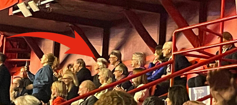 Hovdamen Christina von Schwerin med kungaparet på konsert! Foto: Privat