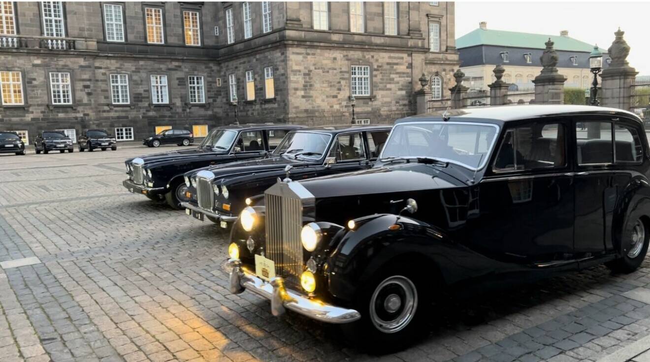 Danska kungafamiljens limousiner
