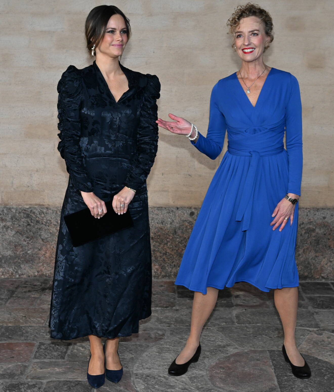 Prinsessan Sofia med Sophiahemmet Högskolas rektor Johanna Adami