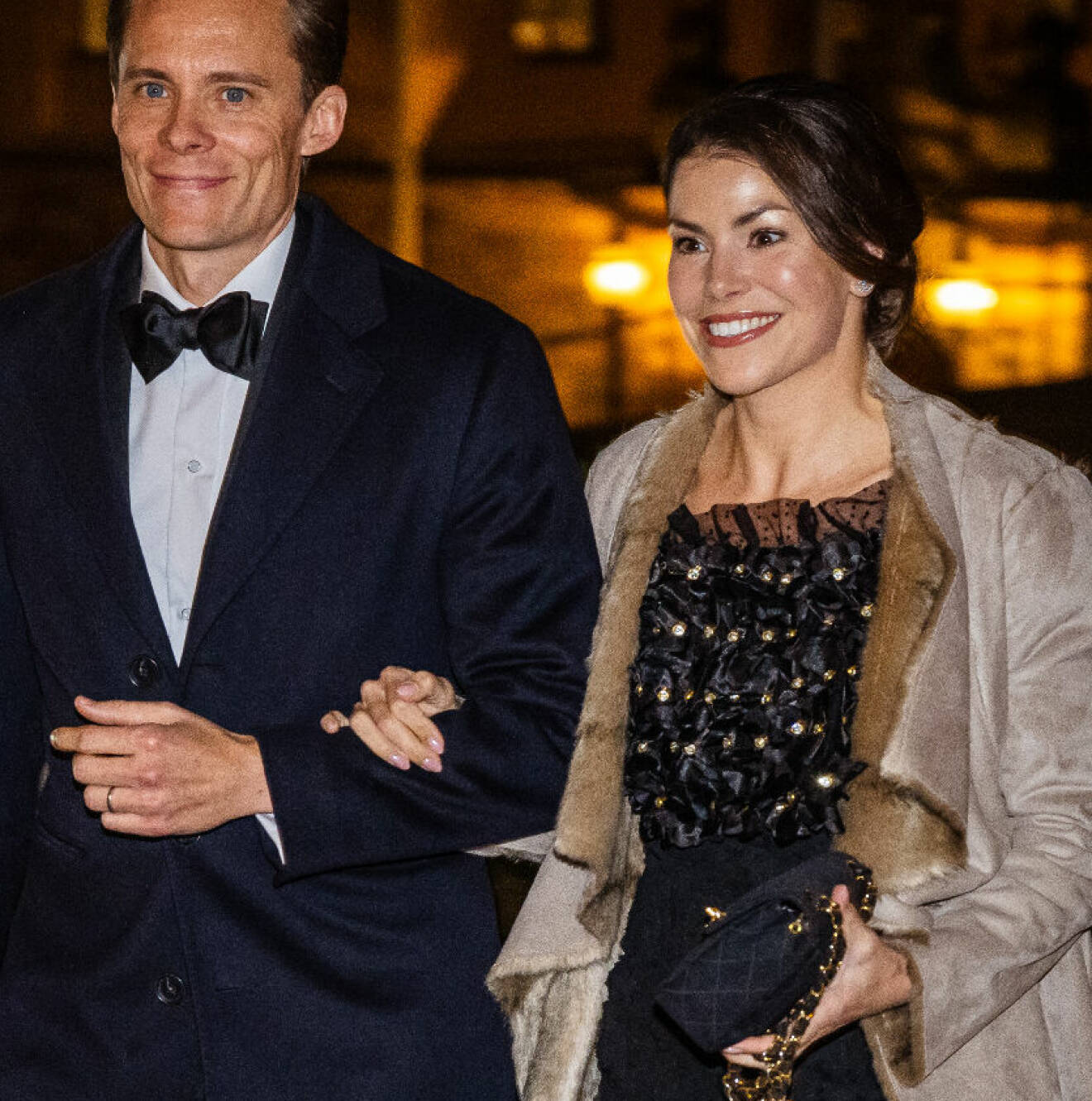 Prins Daniels kusin Sara Westling med sin man Jesper på prins Daniels 50-årsfest
