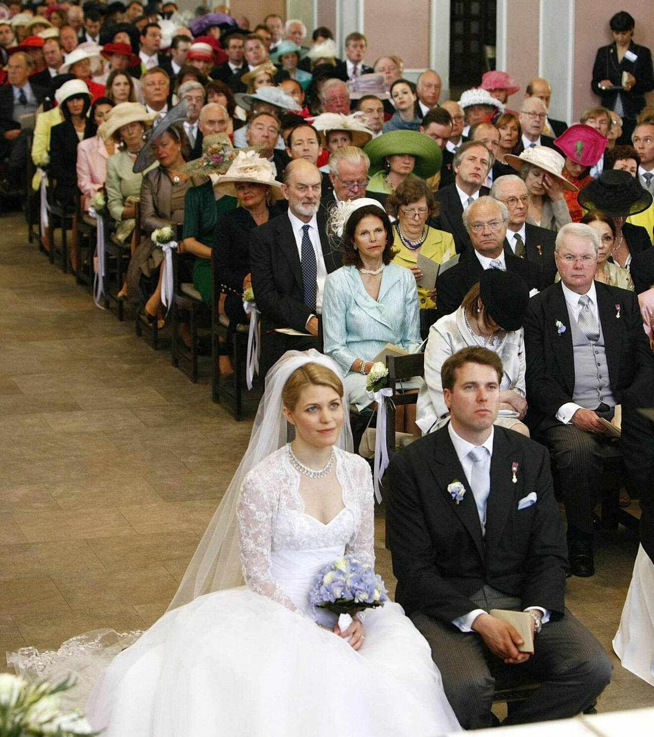 Kungen och drottning Silvia på bröllop i Coburg Koburg