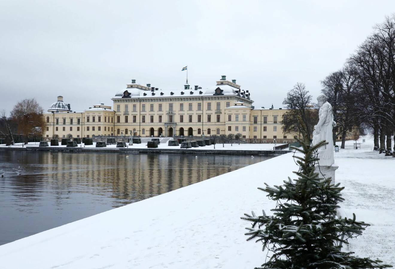 Drottningholms slott under vintern