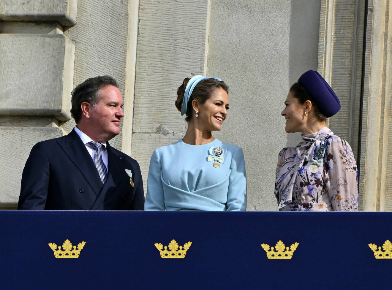 Chris O'Neill, prinsessan Madeleine och kronprinsessan Victoria