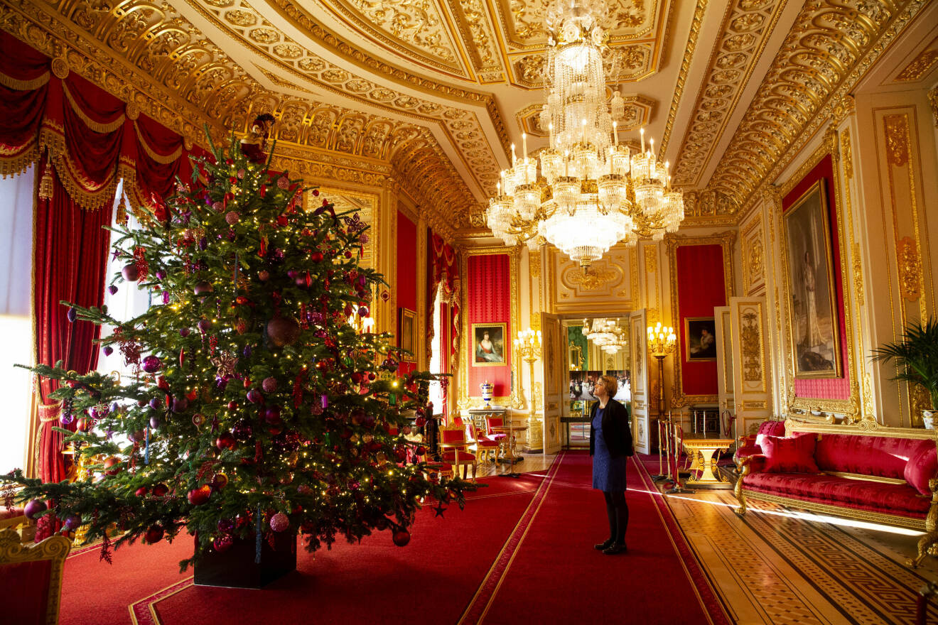 Julgranen på slottet Windsor