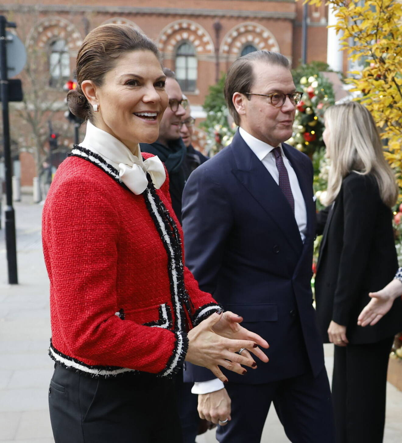 Kronprinsessan Victoria och prins Daniel träffar svenska företaget Mindler i London
