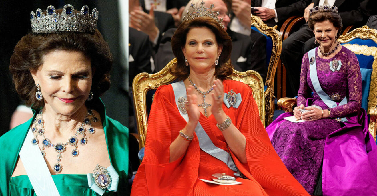 Drottning Silvias Nobelklänningar
