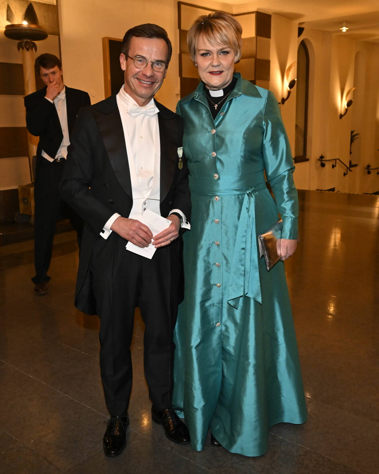 Statsminister Ulf Kristersson med sin fru Birgitta Ed