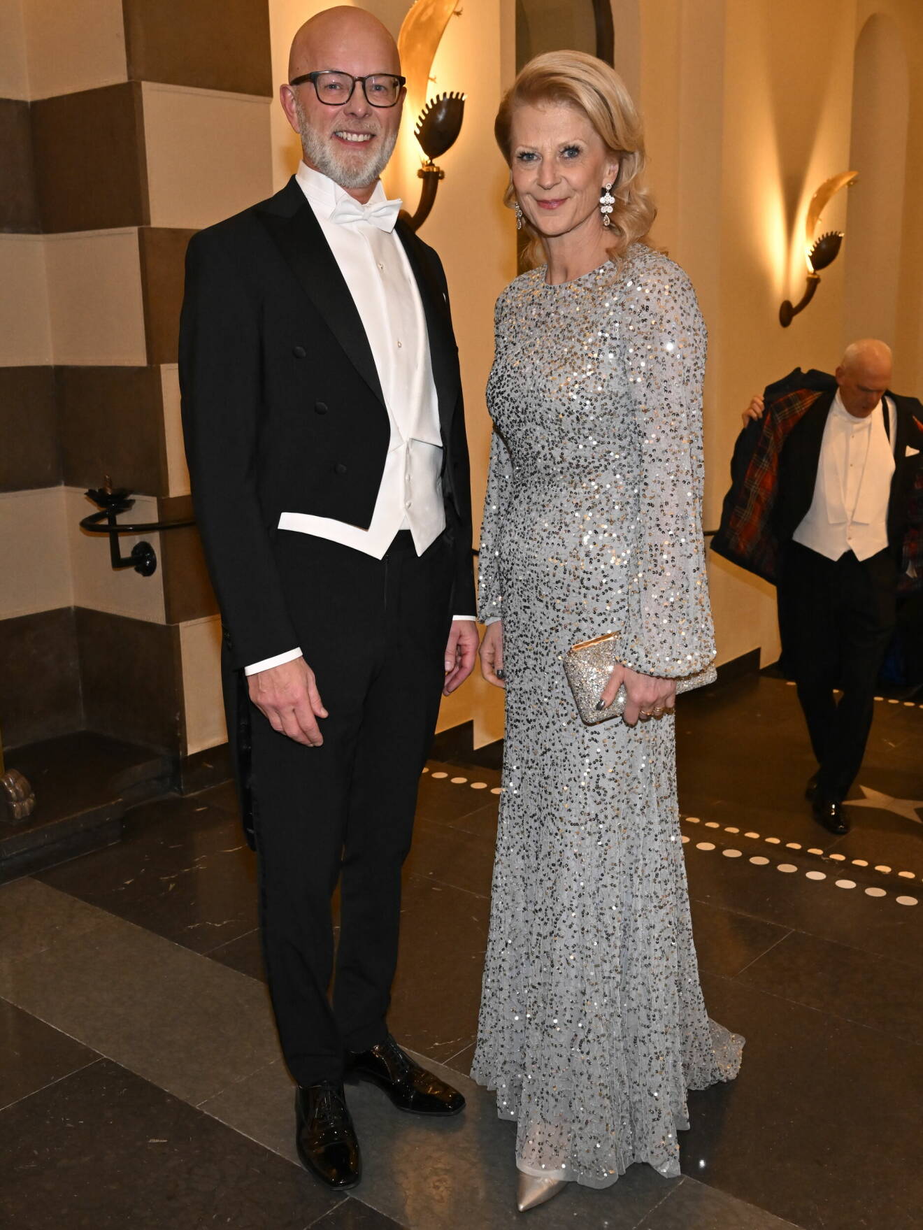 Finansminister Elisabeth Svantesson med sin make Bjarne Svantesson