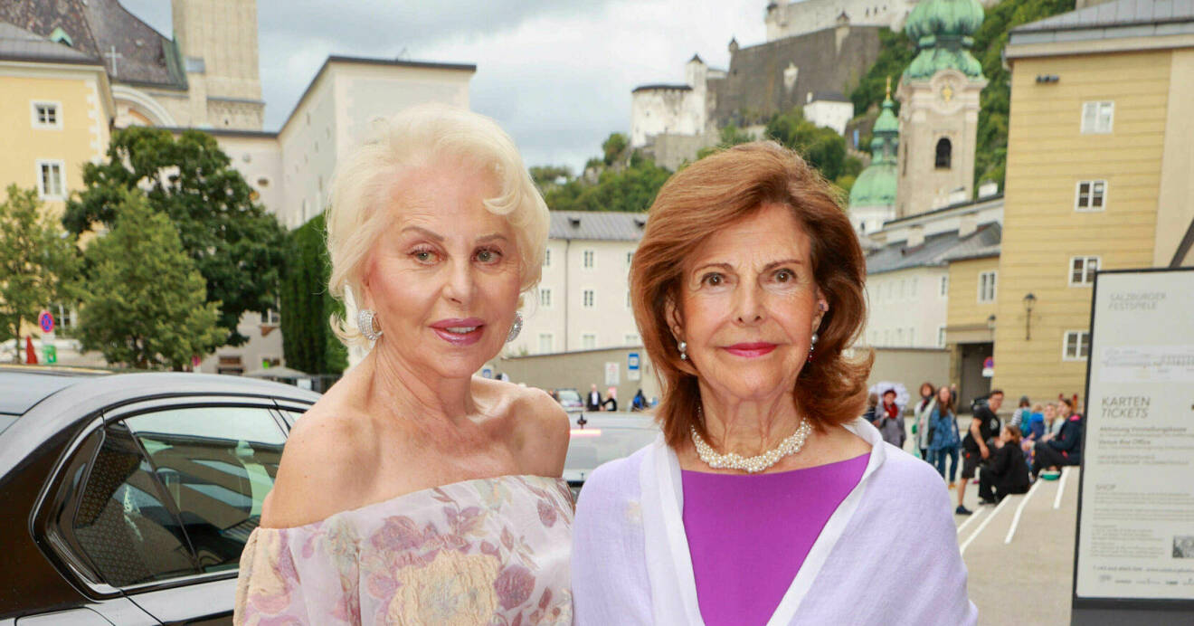 Eva O'Neill och drottning Silvia