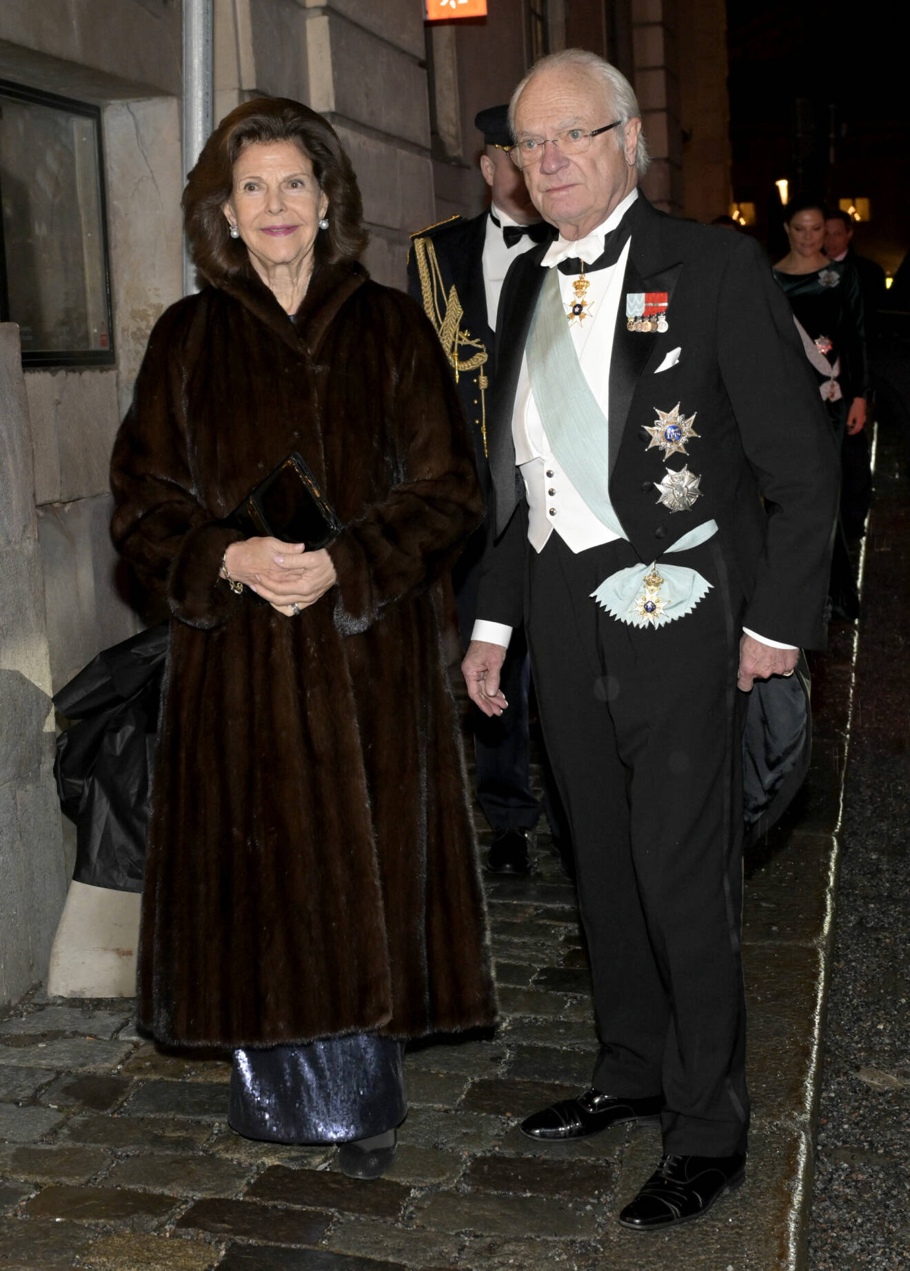 Kungen och drottning Silvia vid Svenska Akademiens högtidssammankomst 2023