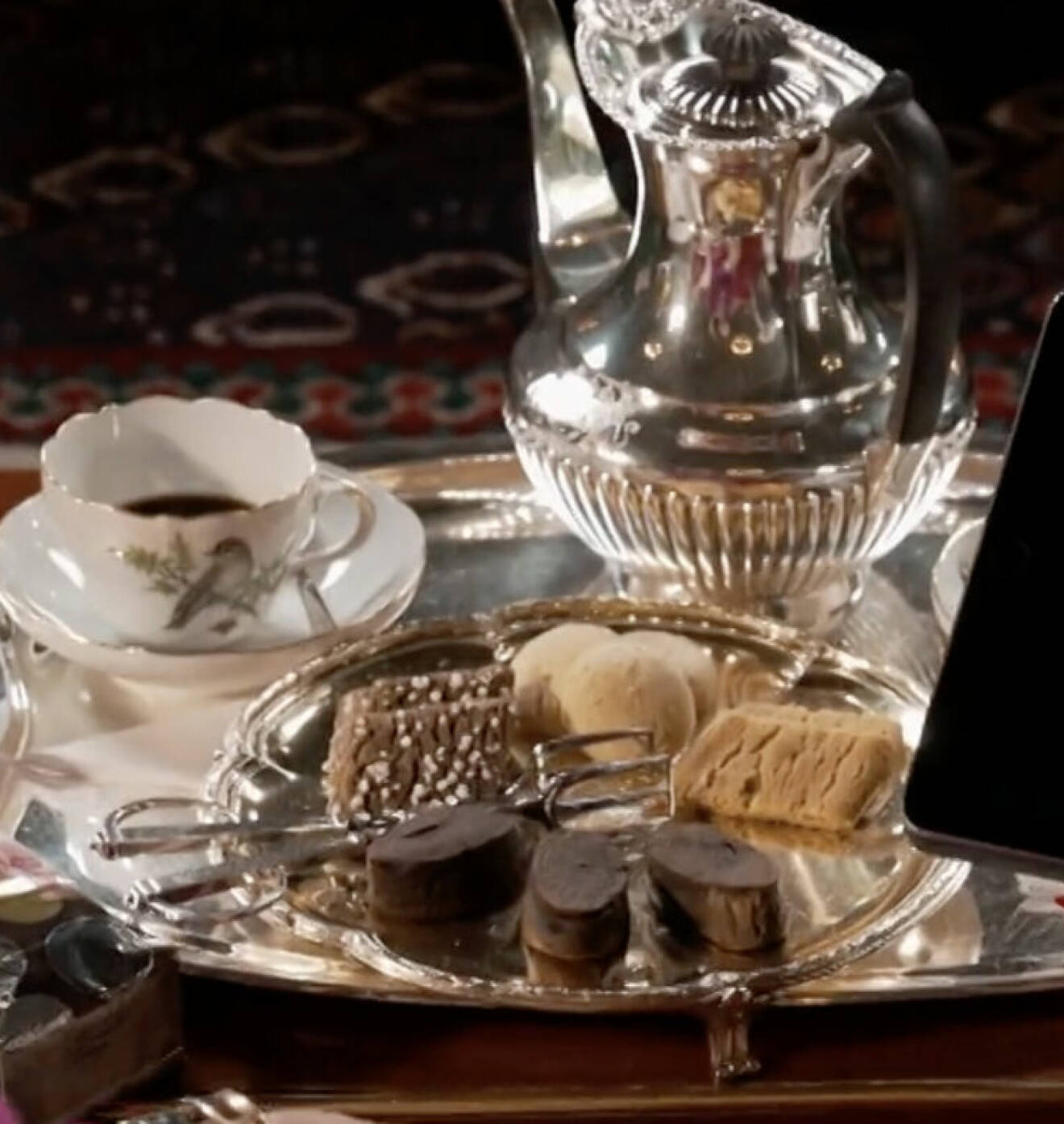 Kaffebrödet som serveras hemma hos drottning Silvia på Drottningholm