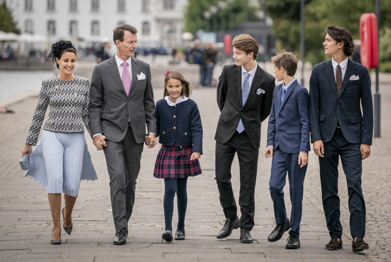 Prinsessan Marie, prins Joachim och barnen