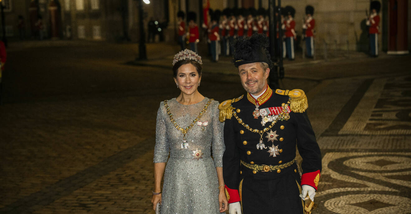 Drottning Mary och kung Frederik