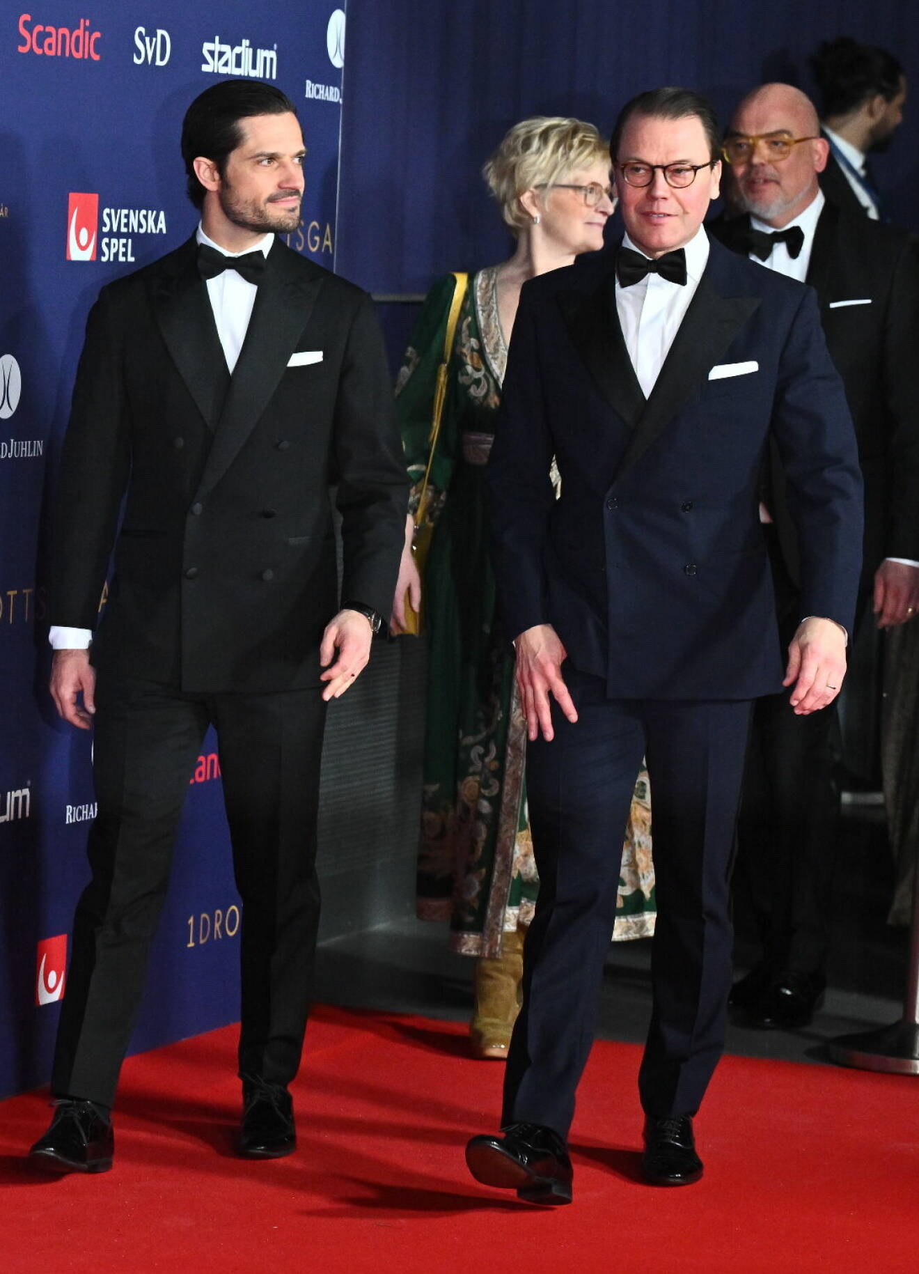 Prins Carl Philip och prins Daniel på Idrottsgalan 2024