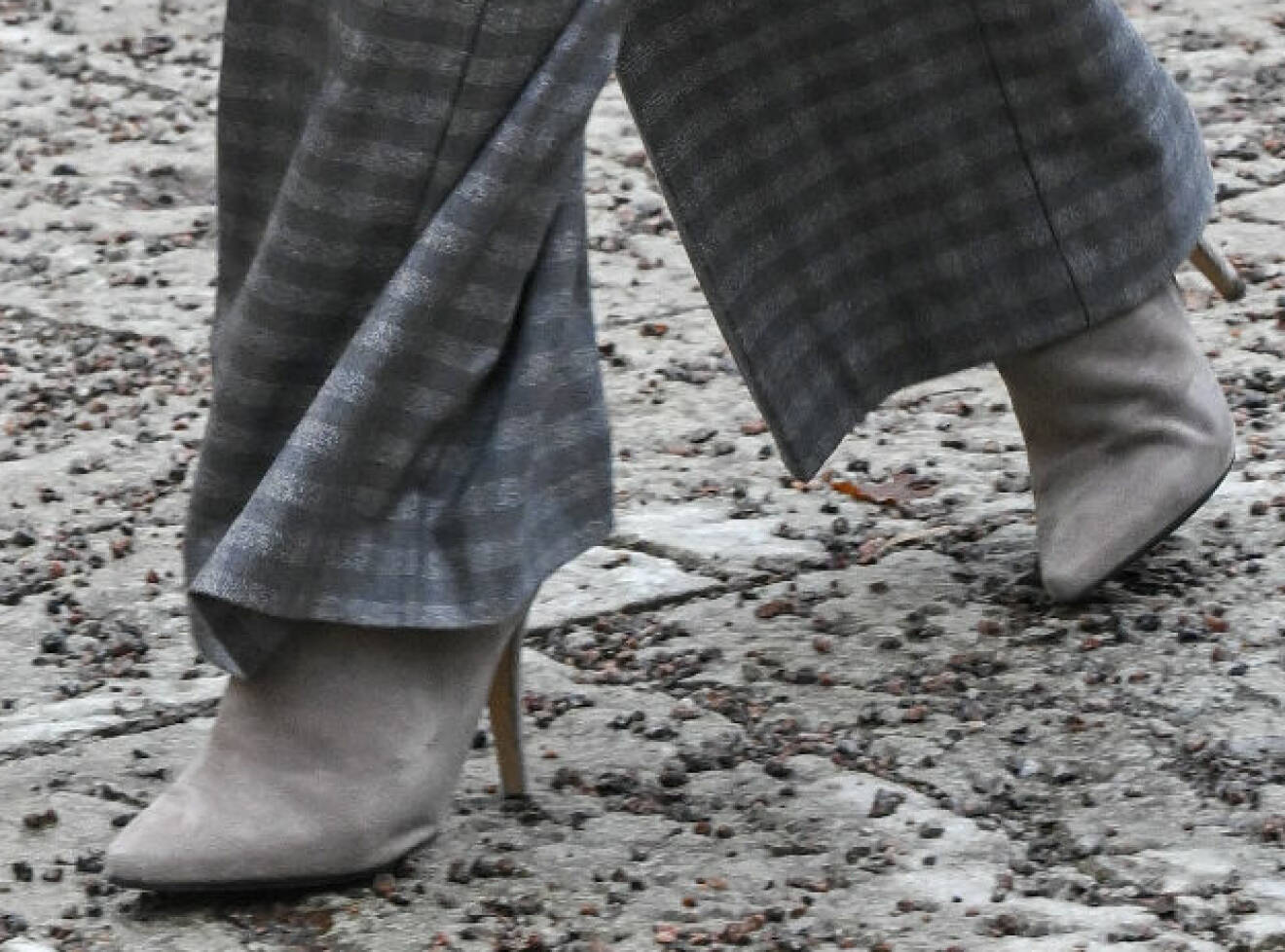 Kronprinsessan Victorias boots eller stövletter i mocka från Af Klingberg