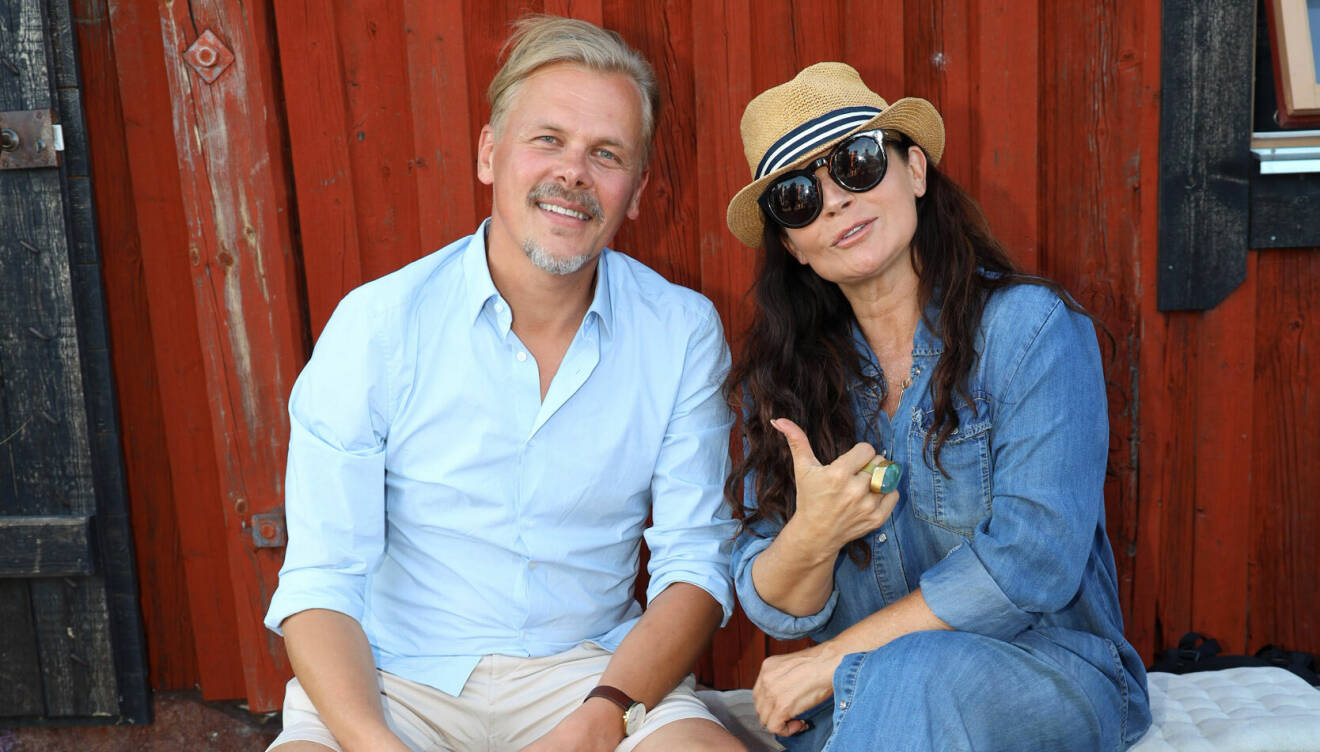 Jimmy Källqvist och Carola Häggkvist