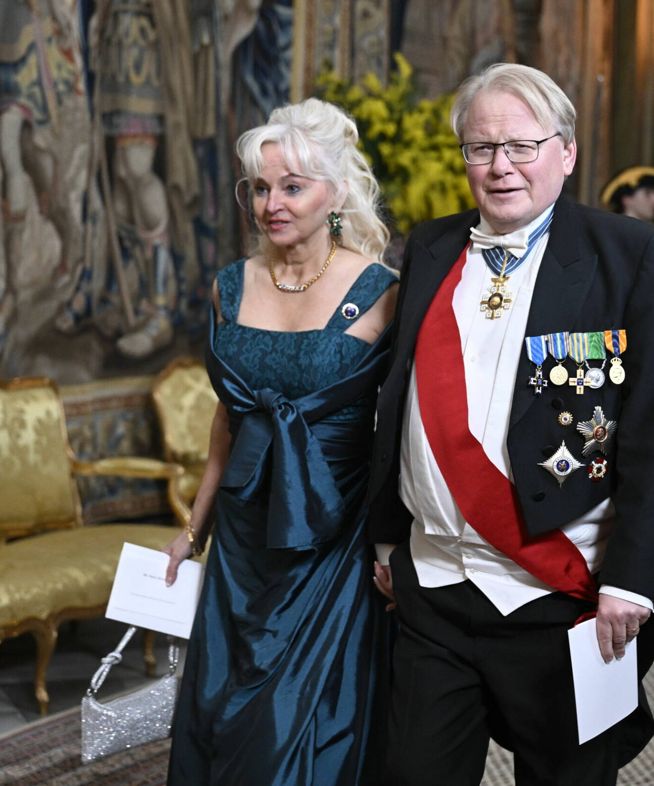 Förre försvarsministern Peter Hultqvist (S) med sin käresta Anne Helminen