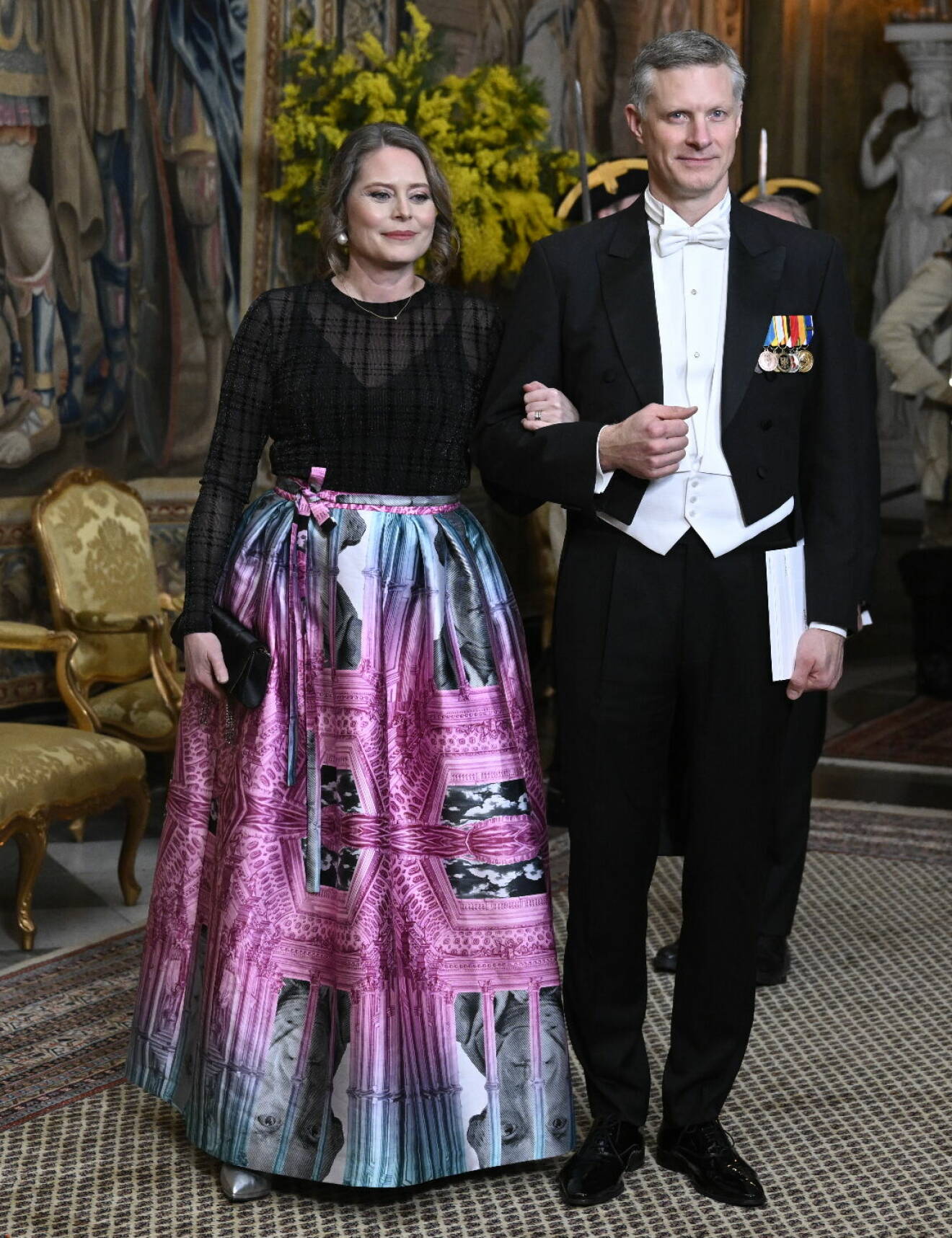 Försvarshögskolans rektor Robert Egnell med sin fru Ditte Egnell