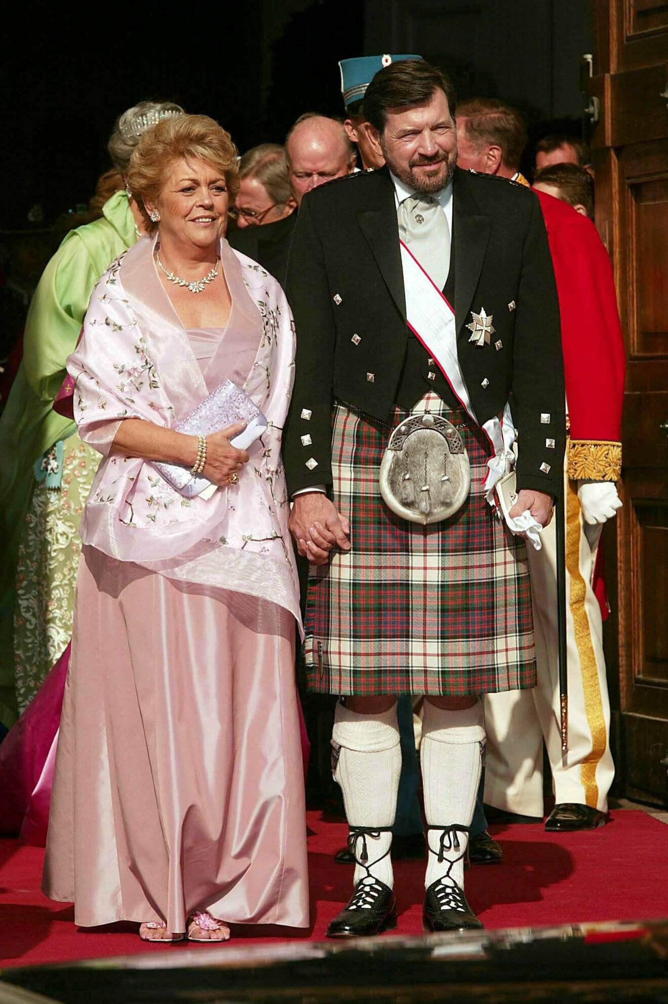 Drottning Marys pappa John Donaldson med sin fru Susan Moody år 2004