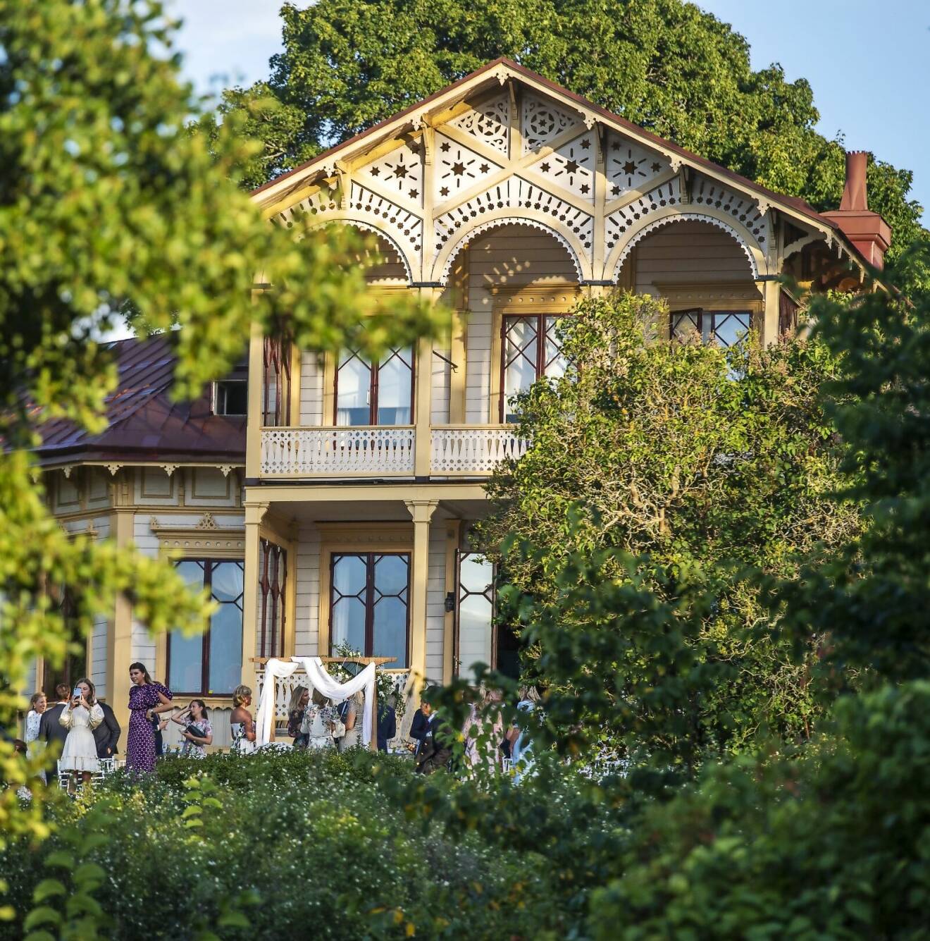 Villa Loviseberg under Andrea Brodins bröllop