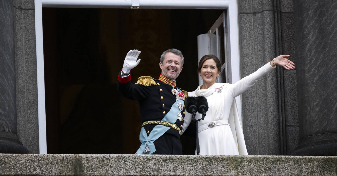 kung Frederik och drottning Mary.