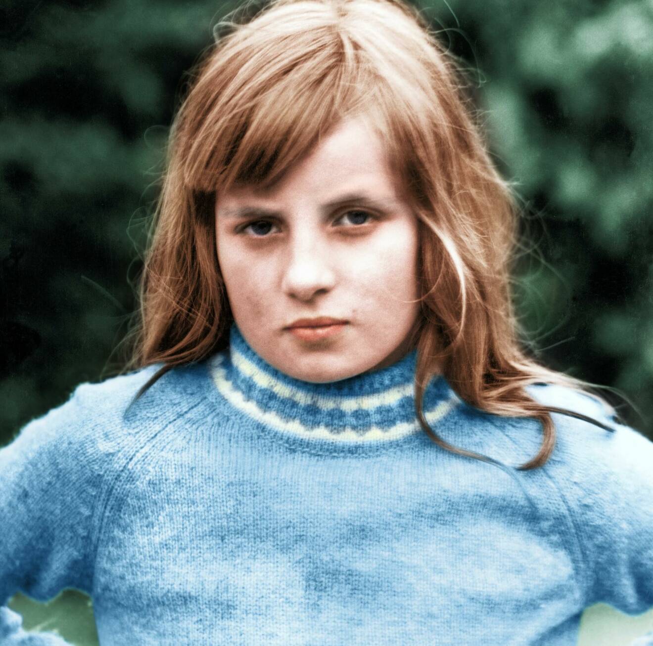 Prinsessan Diana som barn, då hon hette Lady Diana Spencer