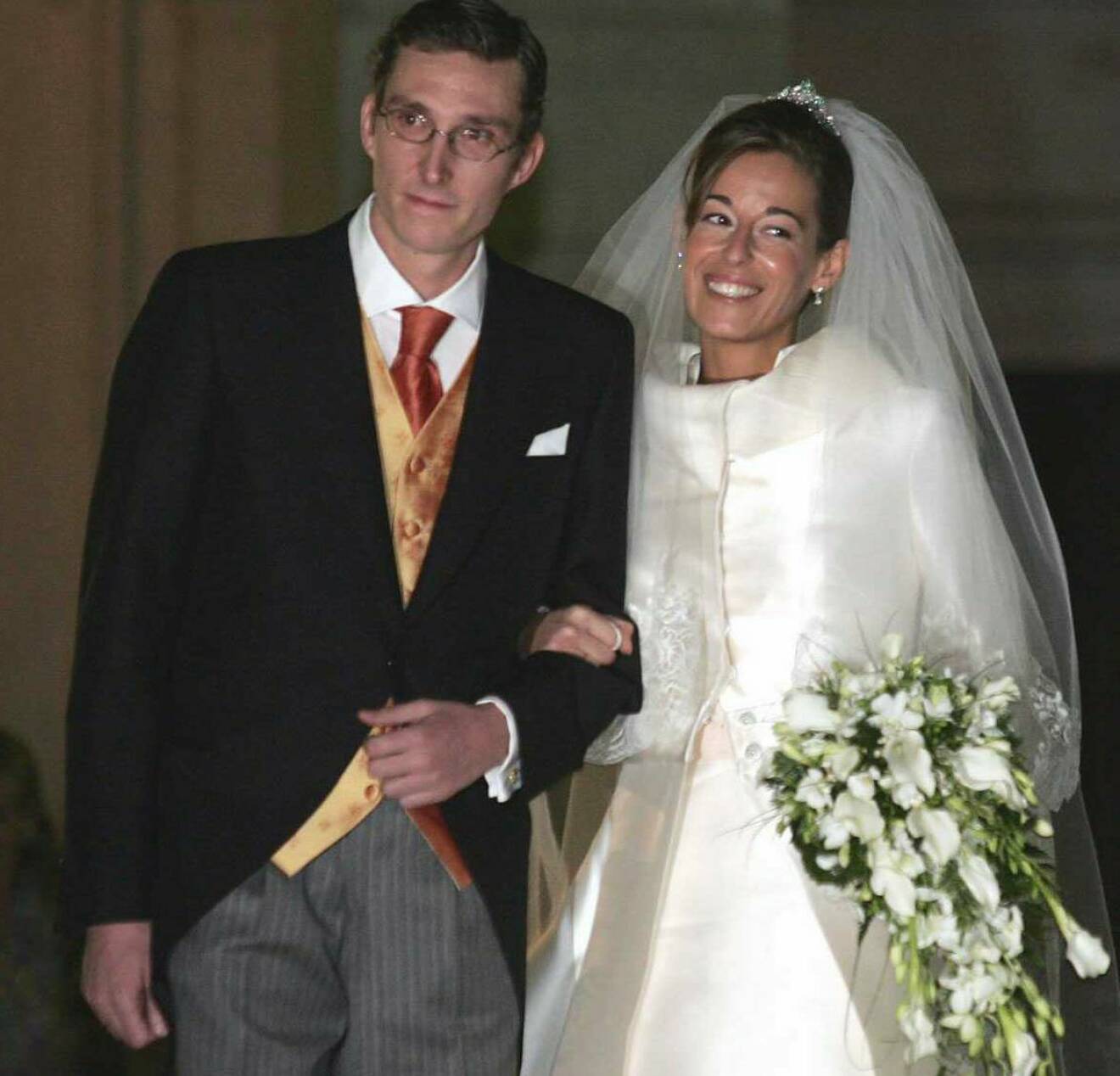 Fernando Gómez-Acebo vid sitt bröllop med Monica Fernan Luque 2004