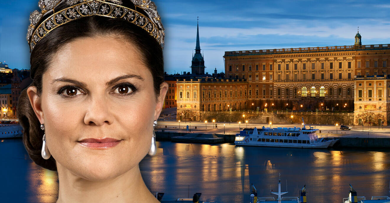 Kronprinsessan Victoria och Stockholms slott