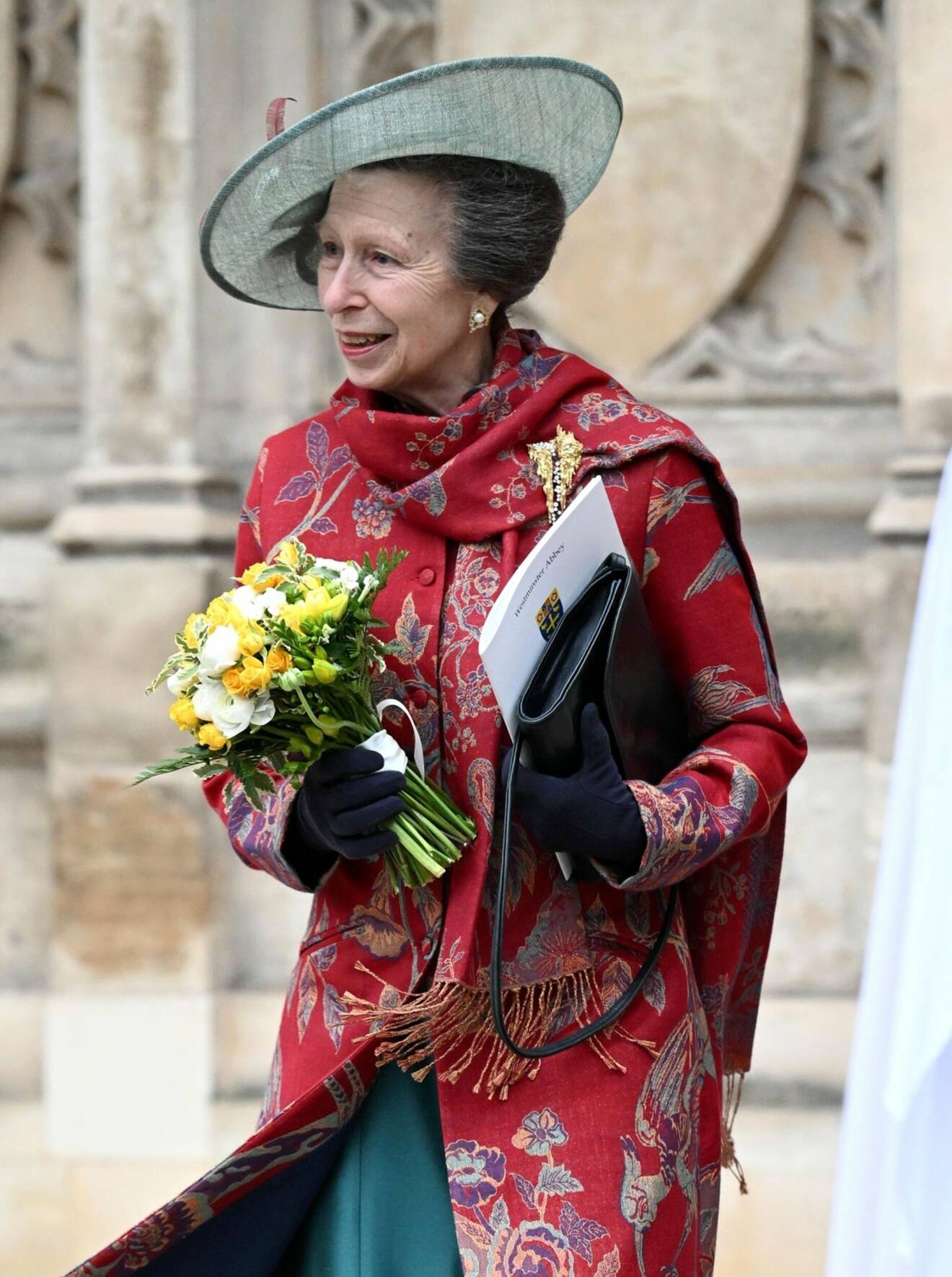 Prinsessan Anne under Commonwealth Day 2024 i Westminster Abbey