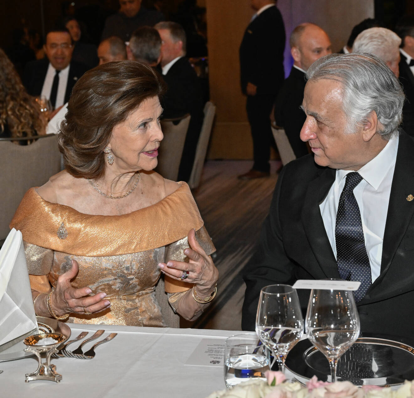 Statsbesök till Mexiko: Drottning Silvia med Mexikos turistminister Miguel Torruco Marqués.