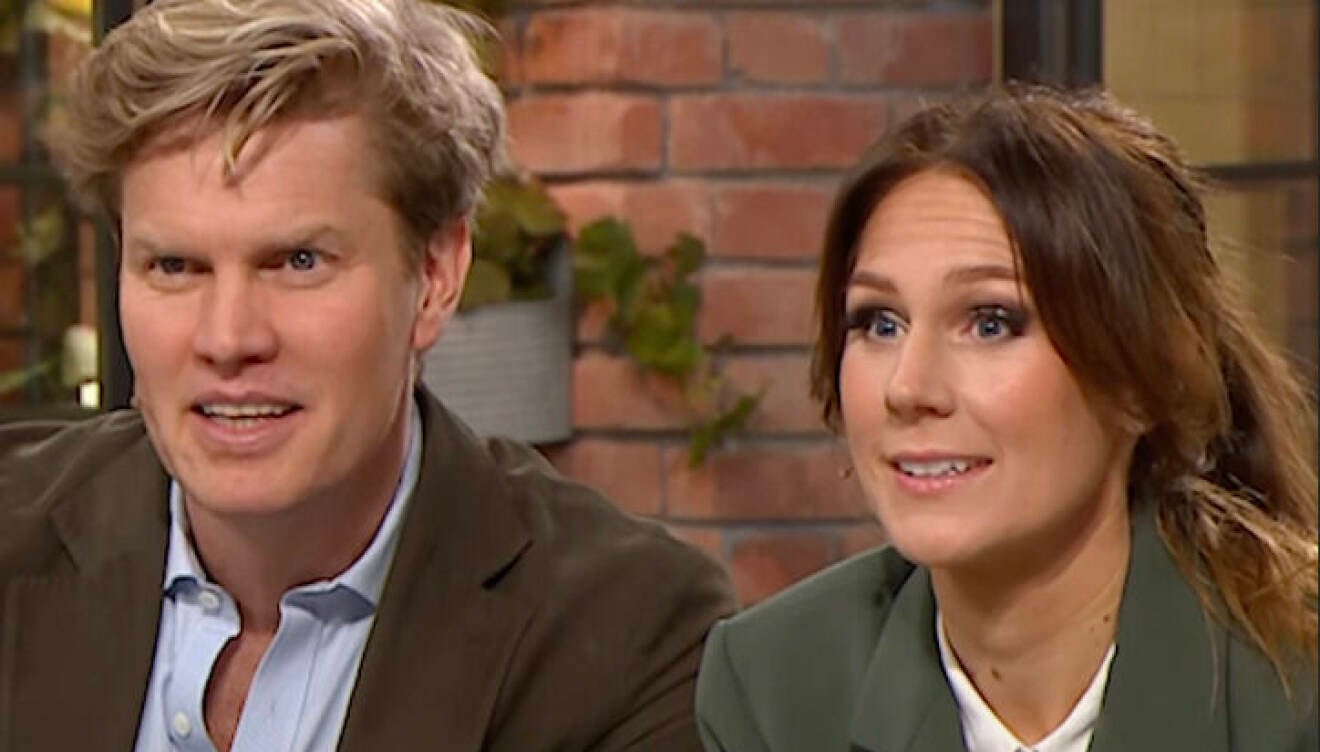 Martin Järborg och Maria Forsblom i Nyhetsmorgon