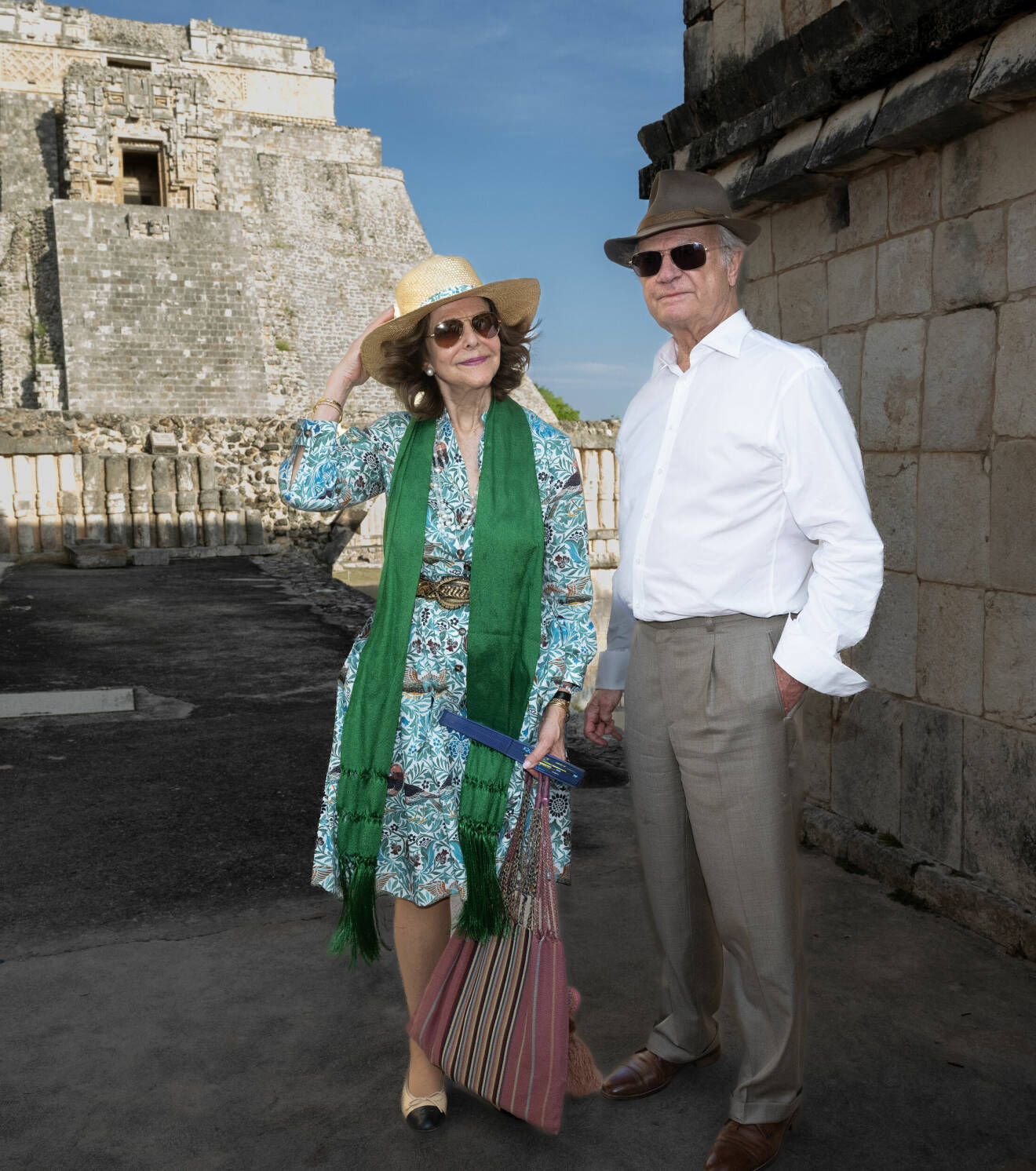 Drottning Silvia och kungen i Mexiko