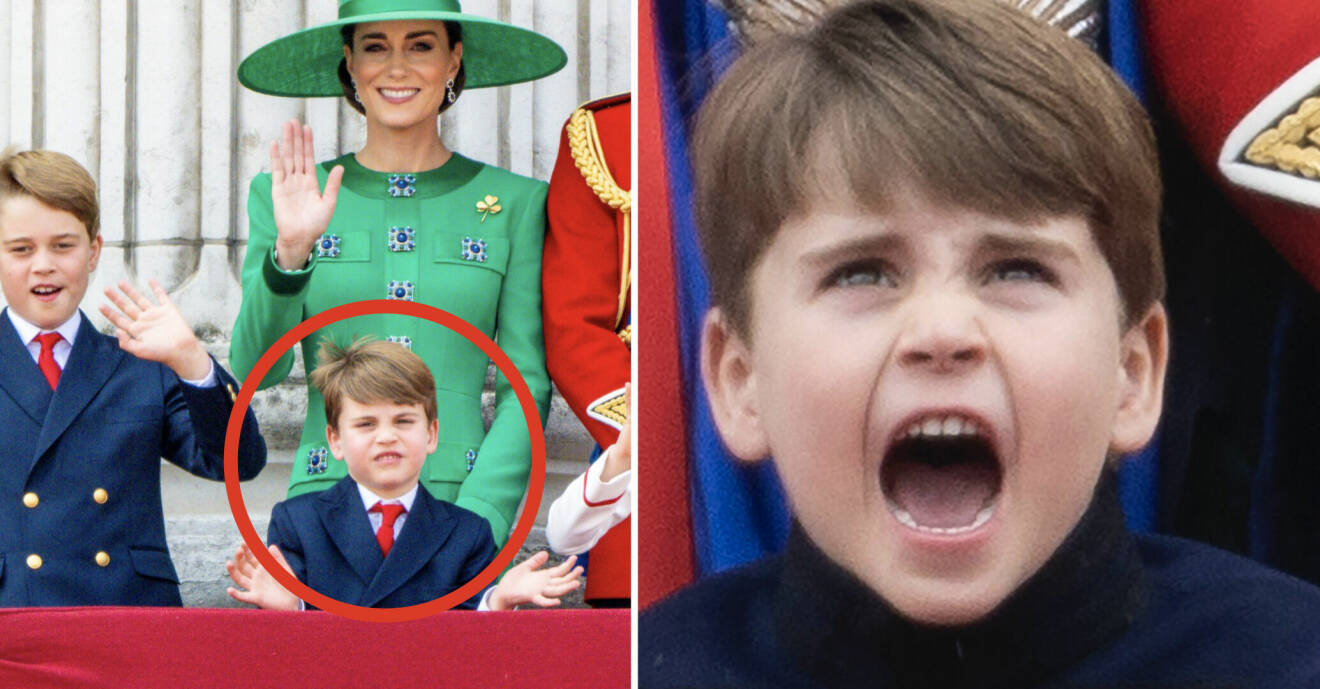 Prins George, prinsessan Kate och prins Louis