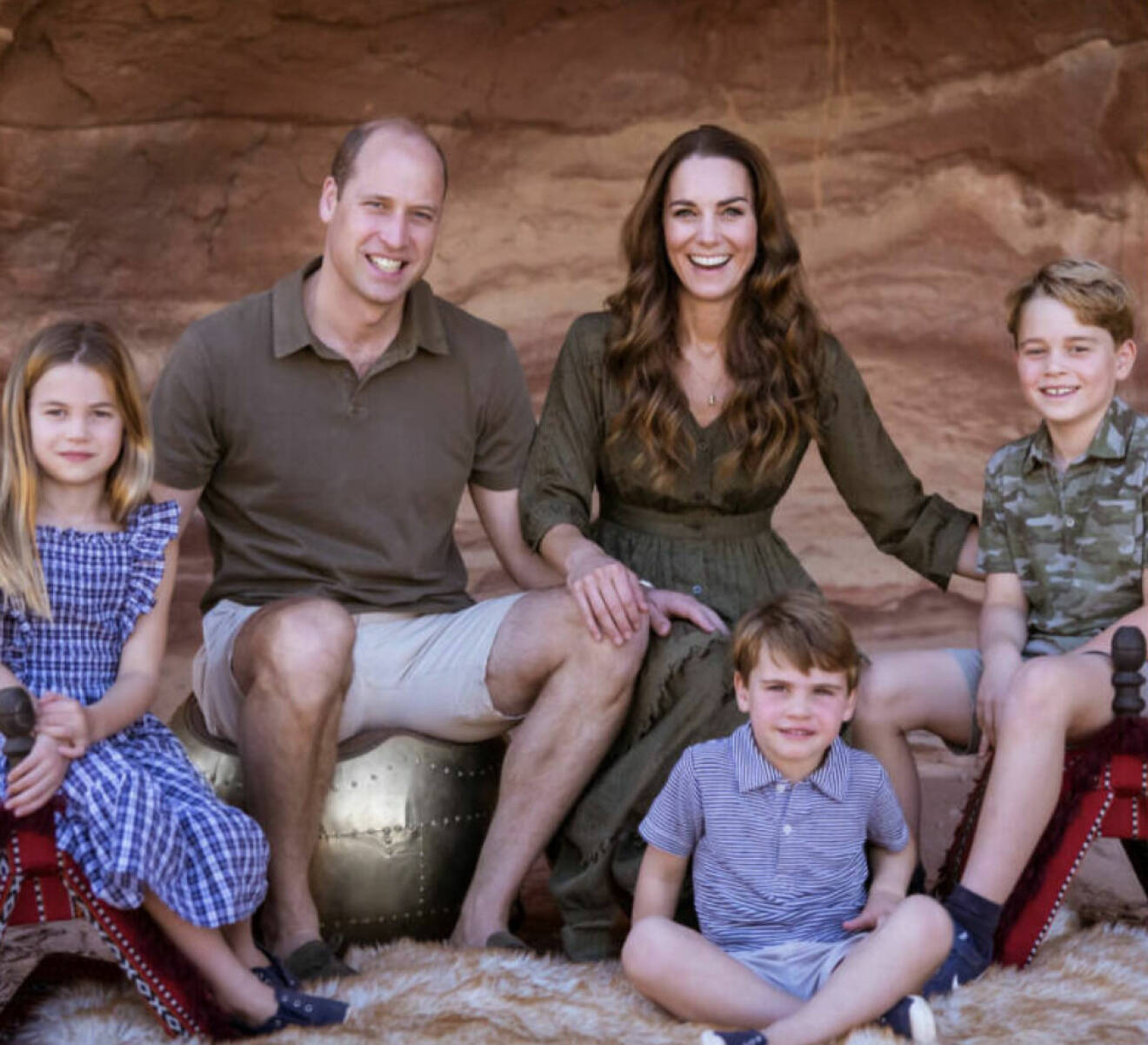 Prinsessan Kate, prins William och barnen