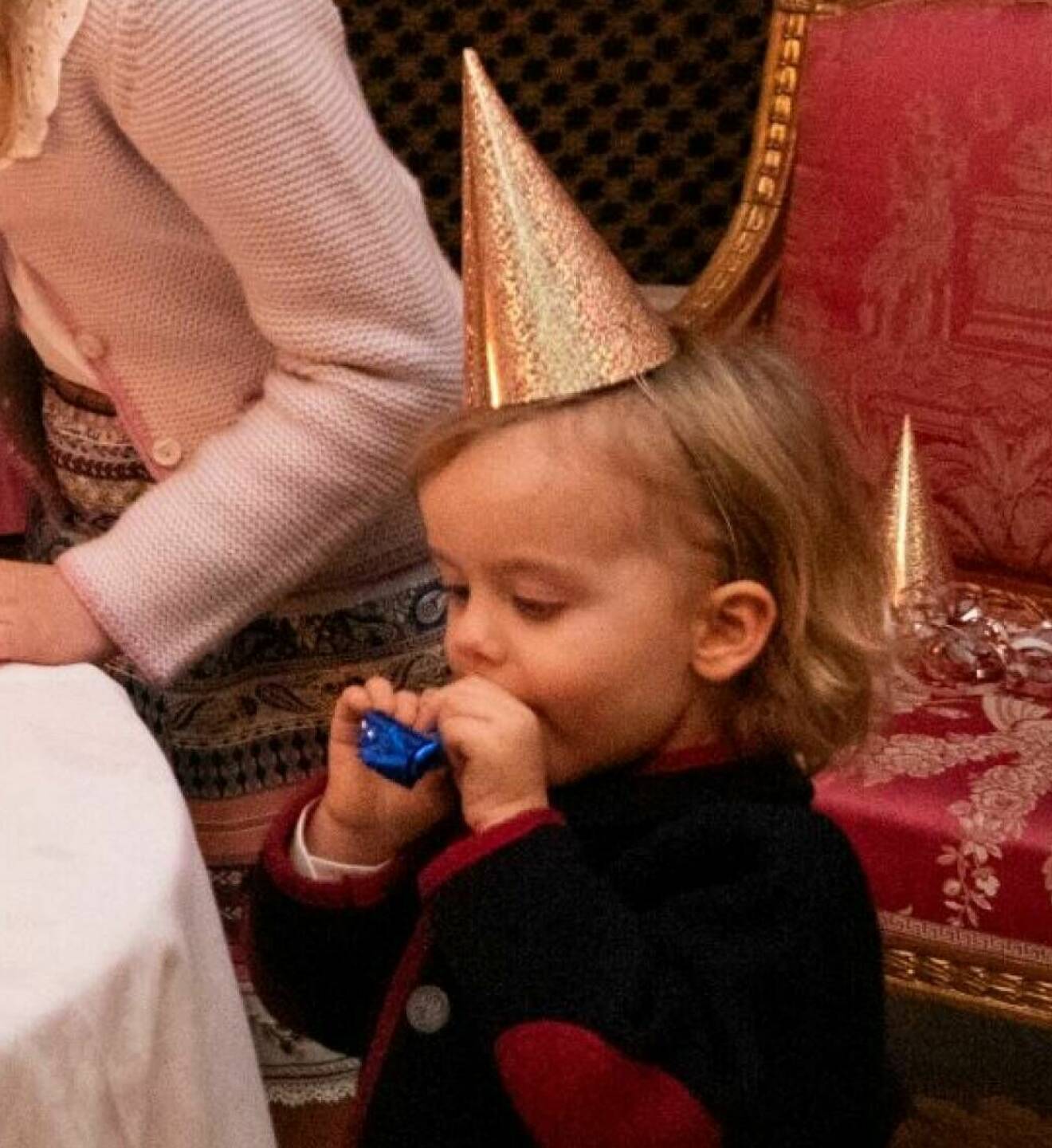 Prins Julian på drottning Silvias 80-årsdag