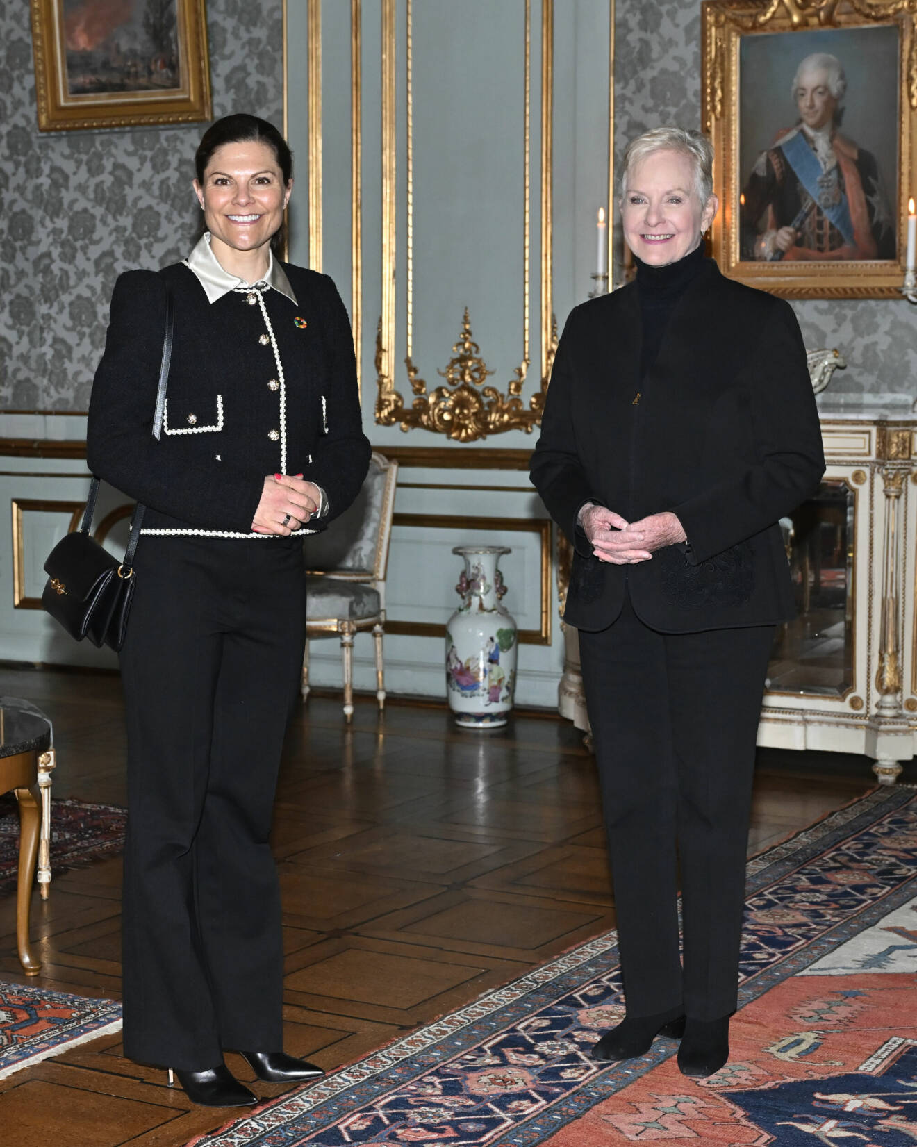 Kronprinsessan Victoria med Cindy McCain, verkställande direktör för FN:s World Food Programme (WFP)