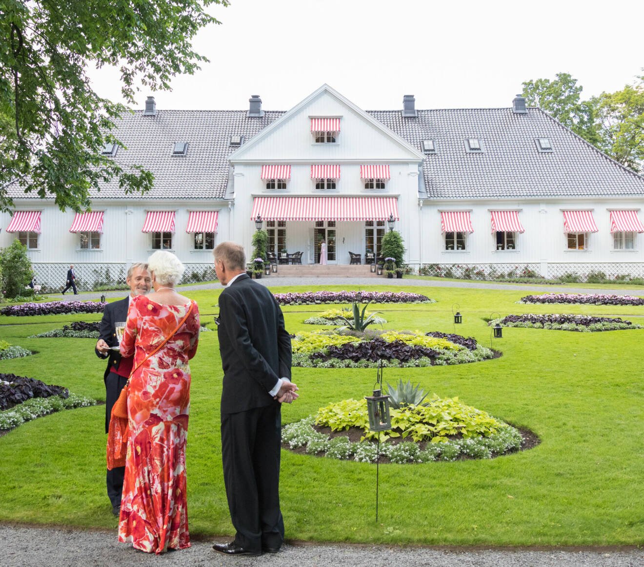 Kungsgården på Bygdö utanför Oslo i samband med drottning Sonjas 80-årsfest