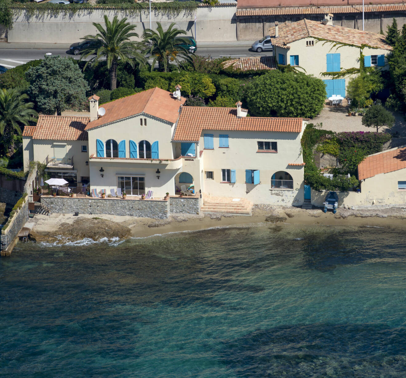 Kungafamiljens hus Villa Mirage i Sainte Maxime på Franska rivieran