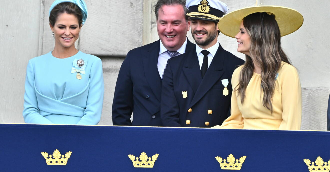 Prinsessan Madeleine, Chris O'Neill, prins Carl Philip och prinsessan Sofia