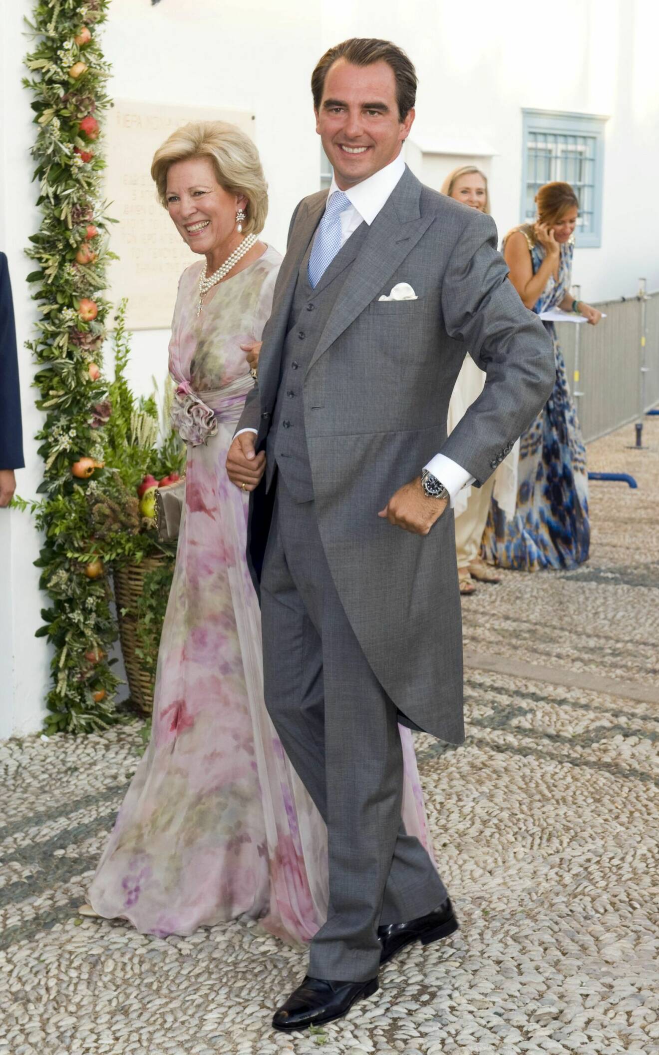 Drottning Anne-Marie och prins Nikolaos