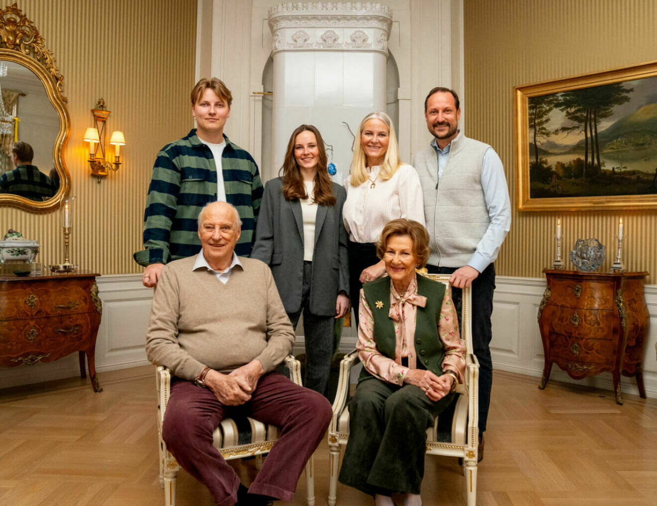 Norska kungafamiljens påskhälsning