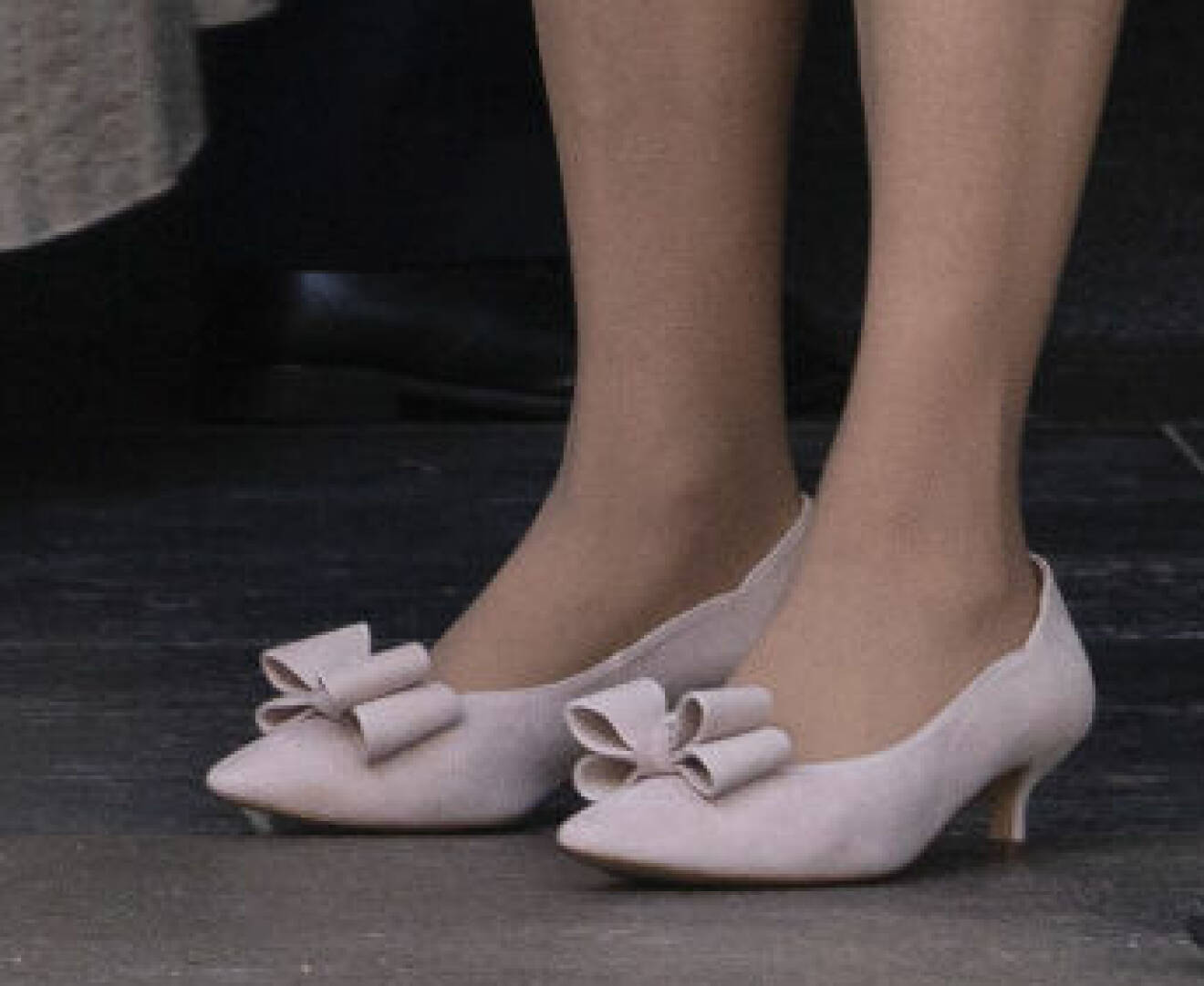 Drottning Silvia i puderrosa skor från Sole Bliss