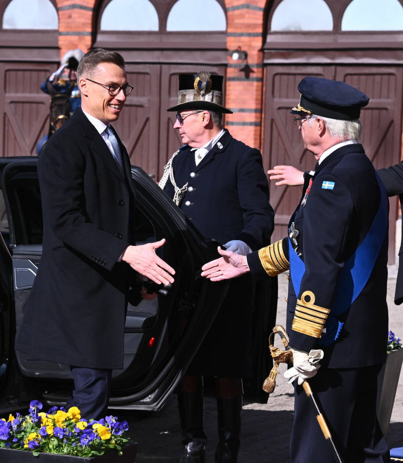 Statsbesök från Finland 2024 –Alexander Stubb hälsar på kungen