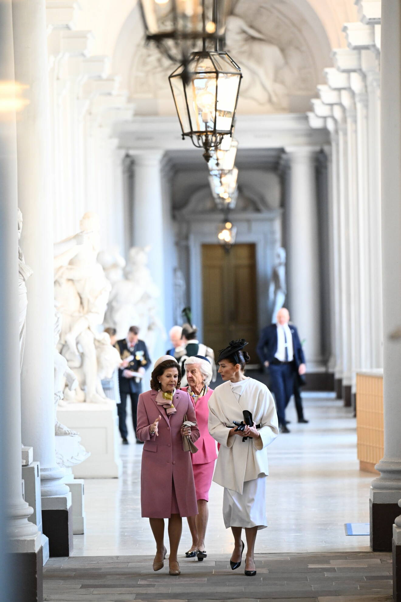 Statsbesök från Finland 2024 – drottning Silvia med Finlands First Lady