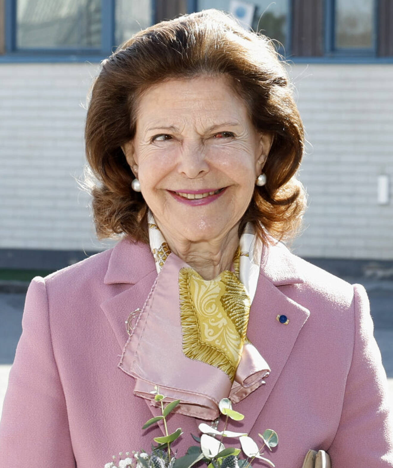 Statsbesök från Finland 2024 –drottning Silvia med ett blodsprängt öga