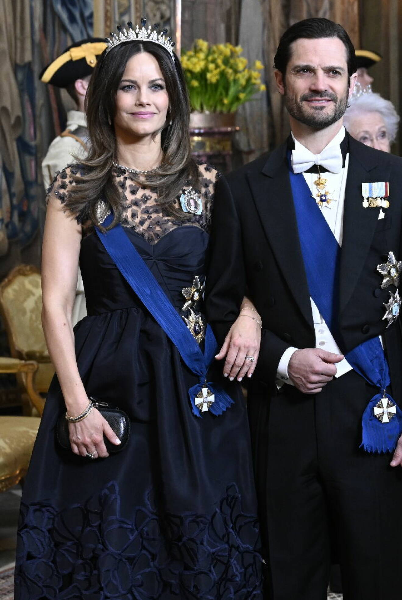 Statsbesök från Finland 2024 – prinsessan Sofia i klänning från Oscar de la Renta