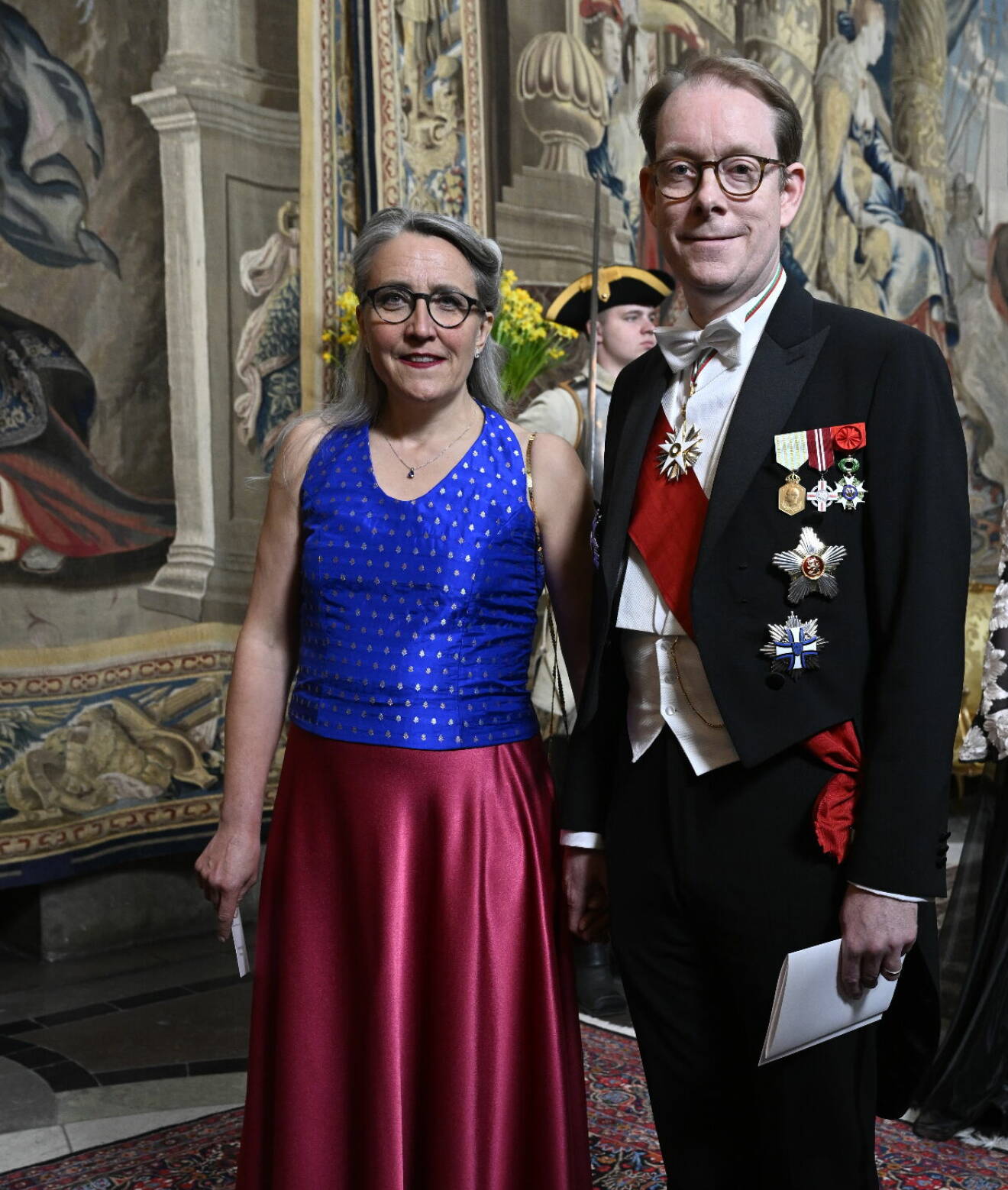Utrikesminister Tobias Billström med sin fru Sofia Billström Åkerman