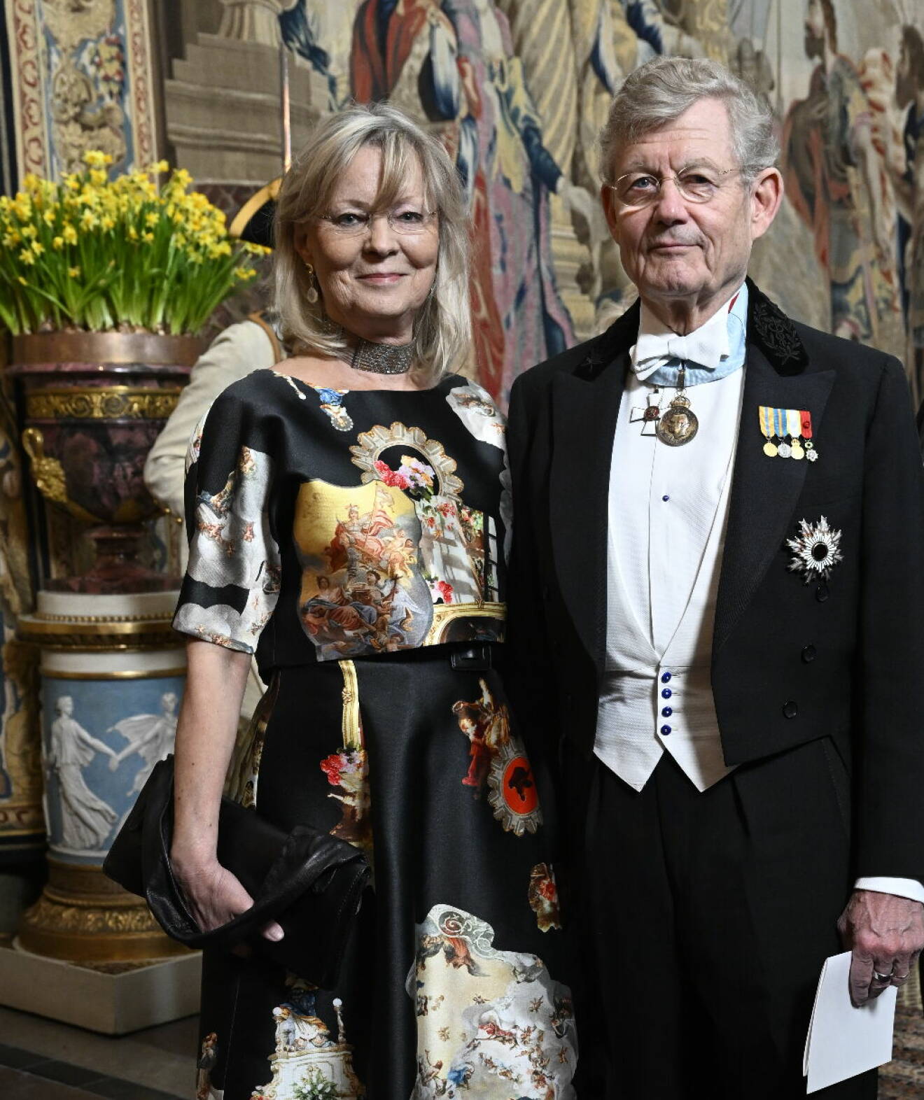 Jacob Wallenberg med Annika Levin i klänning från MaxJenny